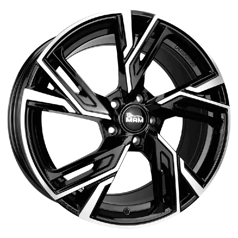 Ofertă de sezon MAM Felgen RS5 19, 8.5, 5, 108, 45, 72.6, BLACK FRONT POLISH,