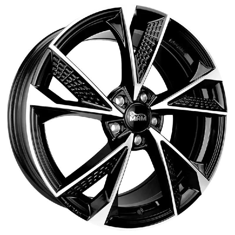 Ofertă specială MAM Felgen RS6 19, 8.5, 5, 114.3, 40, 72.6, BLACK FRONT POLISH,