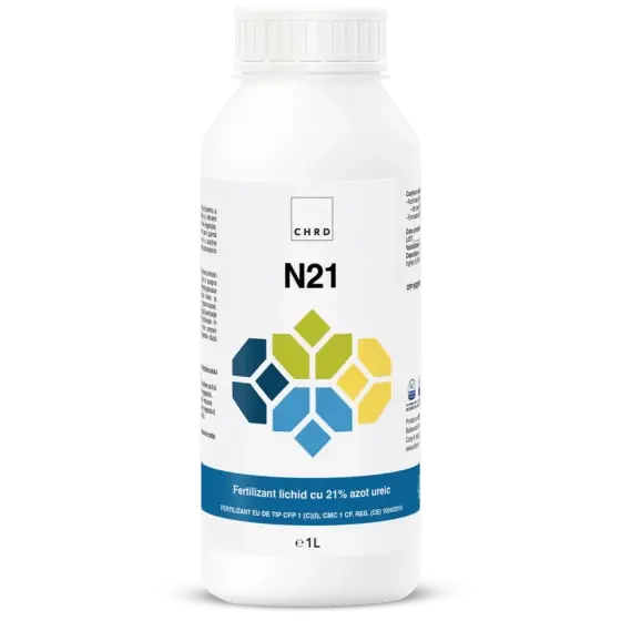 Expediere rapidă Fertilizant lichid N 21, 1 l, CHRD, foliar, cereale, legume, gazon