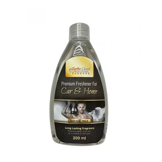 Ultima șansă Odorizant pentru casa, masina si articole textile, Turbo Clean Profesional, Invincible, 200 ml