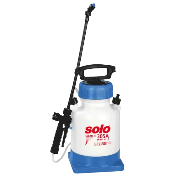 Pulverizator cu presiune cu baza SOLO CLEANLine 305 A, interval pH 1-7, 5 l Premium