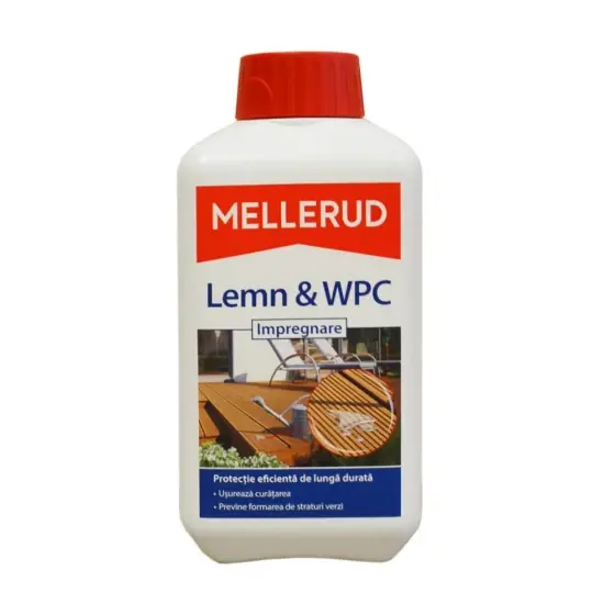 Cumpără acum Soluție pentru întreținerea suprafețelor din lemn, WPC și BPC, MELLERUD, 0,5L