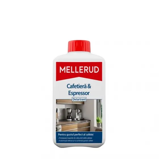 Soluție pentru îndepărtarea calcarului din filtrul de cafea MELLERUD, 1L Disponibil imediat