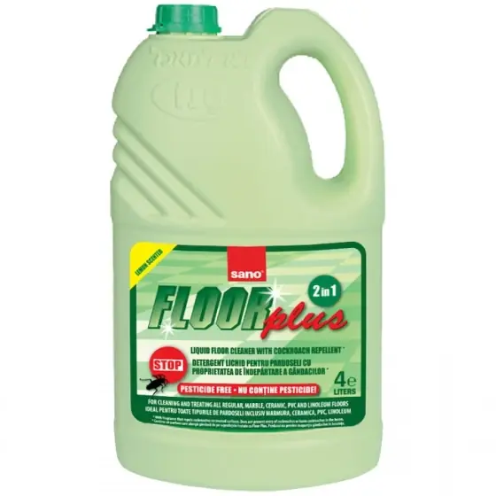 Detergent pentru pardoseala Sano Floor Plus, impotriva insectelor, 4 litri Reduceri