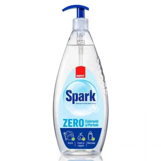 Detergent de vase Sano Spark Zero, 1 l Cel mai bun preț
