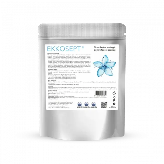 Lichidare de stoc Bioactivator organic pentru fose septice, Ekkosept, 200 g