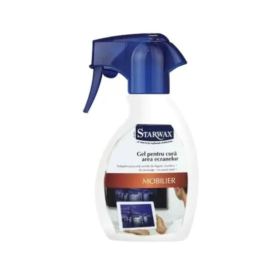 Solutie gel curatare ecrane TV, monitor, smartphone Starwax, 250 ml Reduceri