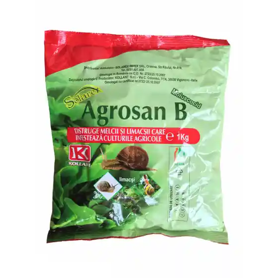 Bestseller Moluscocid, granule combatere melci si limcsi Agrosan B, 1 kg-Metaldehida 5%