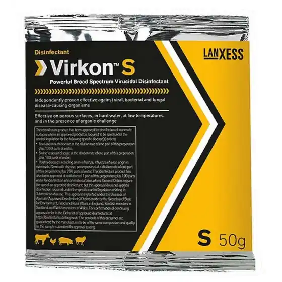 Reducere extra Dezinfectant Virkon S - pulbere, 50 grame