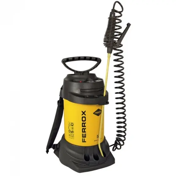 Pulverizator cu compresie, 5 l, Mesto Ferrox, 6 Bar, furtun spiralat Reducere extra