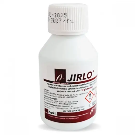 Ofertă exclusivă Insecticid-acaricid pentru combaterea musculitei miniera si acarienilor, Jirlo, 100 ml