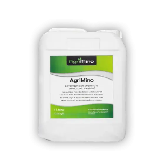 Fertilizant organic pentru a sprijini culturile in conditii de stres, seceta si inghet, AgriMino, 5 l Ofertă de sezon