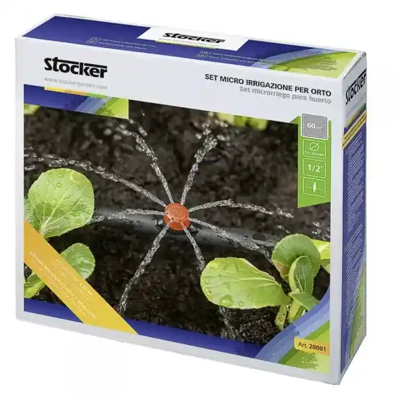 Set microirigare pentru gradina vegetala cu tub Ø13-16 mm Preț promoțional