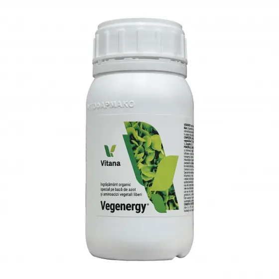 Cumpără acum Ingrasamant organic special, pe baza de azot si aminoacizi vegetali liberi, Vegenergy, 250 ml