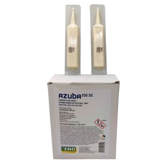 Fungicid utilizat pentru un numar mare de culturi, Azuba 250 SC, 10 ml Lichidare de stoc
