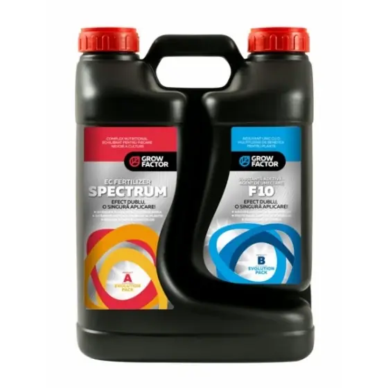 Plată securizată Biostimulator lichid superconcentrat compus din 2 parti, Grow Factor Evolution TWINPACK, 10 l