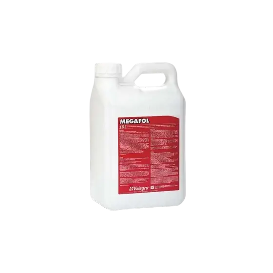 Biostimulator cu continut de aminoacizi, proteine, betaina, vitamine si substante nutritive concepute pentru facilitarea regenerarii plantelor, Megafol, 10 l Calitate înaltă