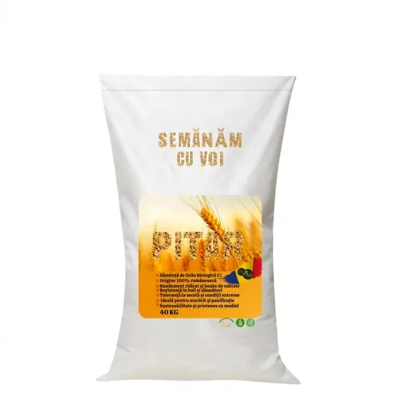 Seminte de grau de toamna Pitar, categoria biologica C1, 40 Kg, SemPlus Popular