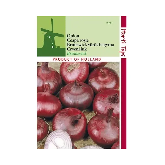 Cel mai vândut Seminte de ceapa rosie Brunswick, 2 grame, Horti Tops