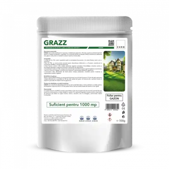 Fertilizant foliar pentru gazon, Grazz, 500 g Cumpără online
