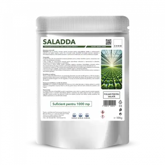 Doar azi Fertilizant foliar pentru salata, ceapa, varza, Saladda, 500 g