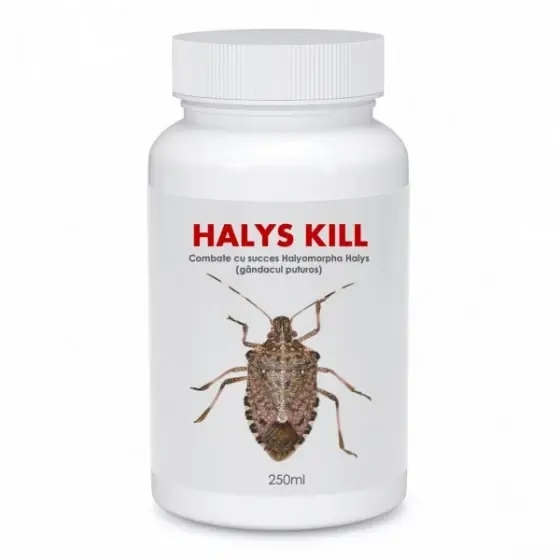 Insecticid organic de contact si repelent impotriva gandacului puturos Halys Kill, 250 ml Preferatul clienților