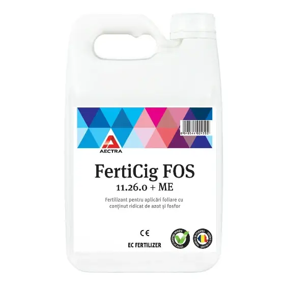 Ultima șansă Fertilizant foliar hidrosolubil cu un conținut ridicat de fosfor si azot, FertiCig FOS, 1 l