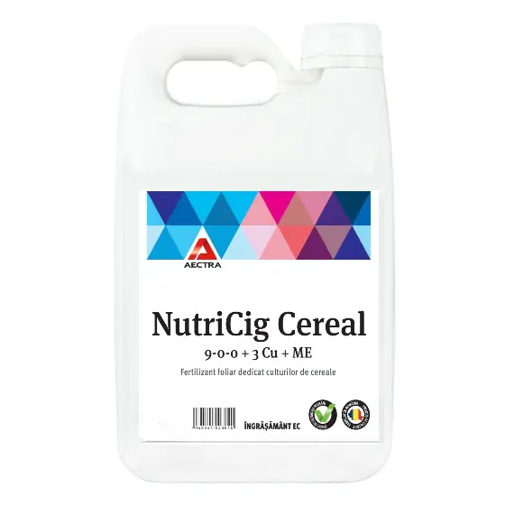 Fertilizant cu continut de azot si cupru, NutriCig Cereal, 10 l Ieftin