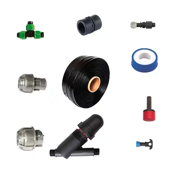 Reducere Kit picurare pentru gradina si solar, banda de picurare, distanta intre gauri 40 cm, conectare la robinet, suprafata 100 metri patrati, SemPlus