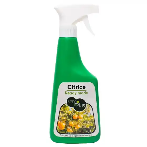 Ingrasamant lichid cu pulverizare pentru citrice Ready Made, 500 ml, SemPlus Promoție