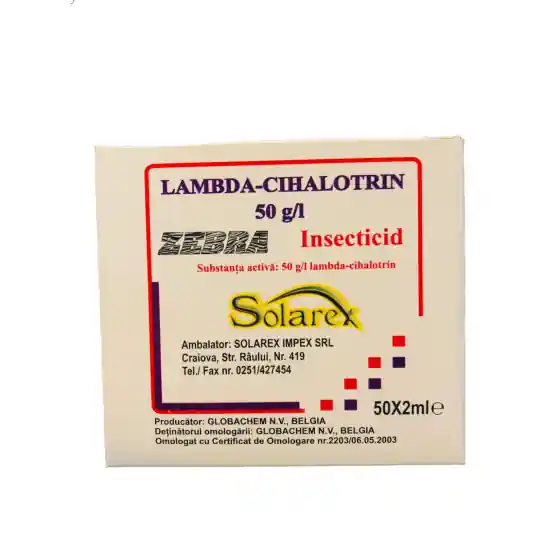 Chilipir Insecticid agro, Zebra, 50 x 2 ml