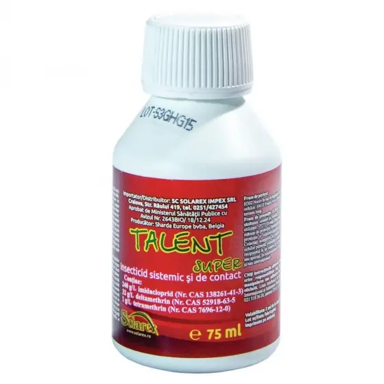 Insecticid Talent Super, 75 ml - Imidacloprid 24%, Deltamethrin 3,2%, Tetramethrin 0,1% Bestseller