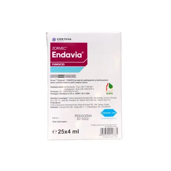 Fungicid Zorvec Endavia, 4 ml Plată sigură