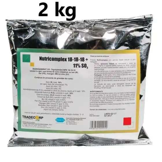 Ingrasamant Nutricomplex 18-18-18, 2 kg Cumpără acum