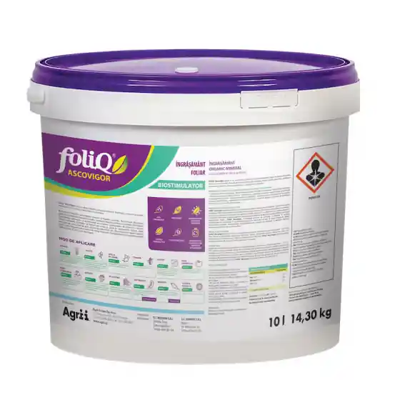 Livrare rapidă Ingrasamant Foliq Ascovigor, 10 l