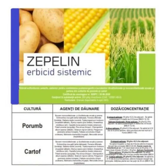 Comandă acum Erbicid Zepelin, 10 g