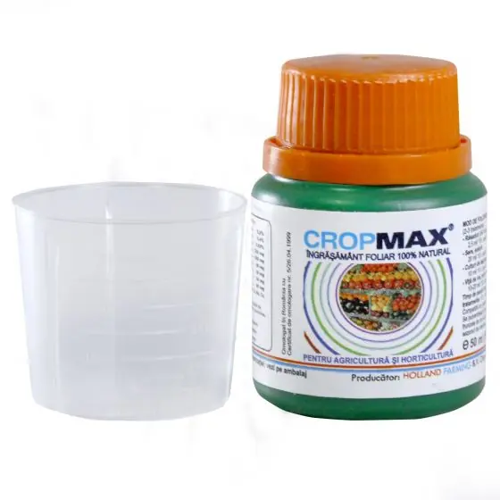 Cumpără acum Fertilizant foliar Cropmax, 50 ml, Holland Farming, legume, flori, pomi fructiferi