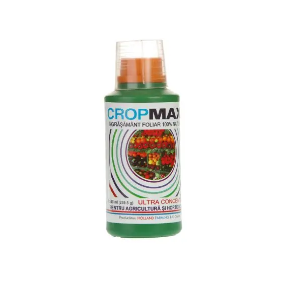 Fertilizant foliar Cropmax, 100 ml, Holland Farming, legume, flori, pomi fructiferi Comandă acum