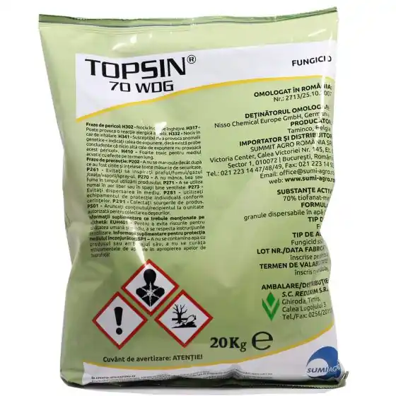 Fungicid Topsin 70 WDG, 1 kilogram Noutate