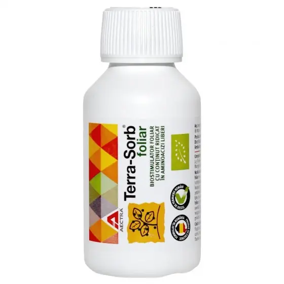 Biostimulator Terra-Sorb Foliar, 100 ml, Aectra, aplicare foliara, cereale, rapita Promoție
