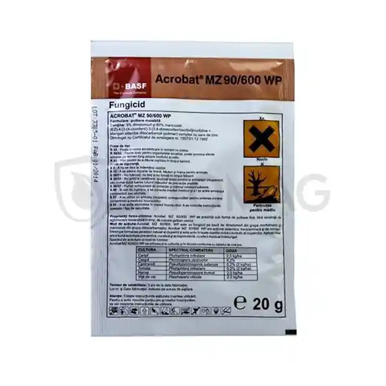 Preț promoțional Fungicid Acrobat MZ 90-600 WP, 20 g
