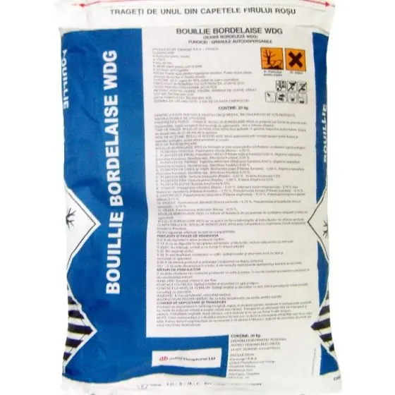Fungicid Bouille Bordelaise WDG, Zeama Bordeleza, 20 kilograme Popular