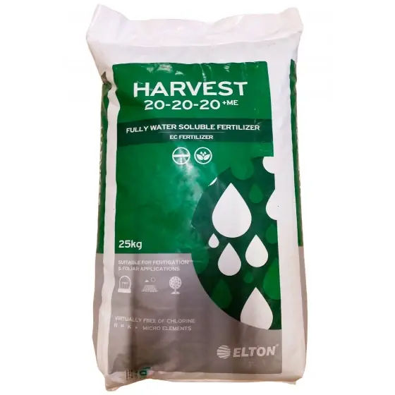 Reduceri Ingrasamant Harvest 20-20-20 + ME, 25 kg, Elton, foliar