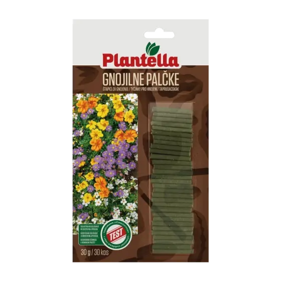 Ingrasamant betisoare, 30 buc, Plantella, pentru flori de gradina si balcon Reducere specială