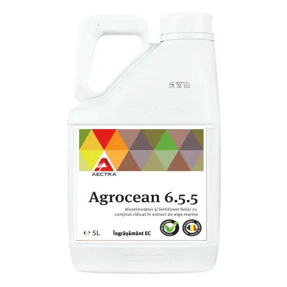 Nu rata Biostimulator din alge marine, Agrocean 6.5.5, 5 l