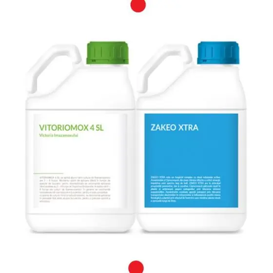 Pachet Complet Floarea Soarelui 20 Ha (25 L Vitoriomox 4 SL + 15 L Zakeo Xtra) Ultima șansă