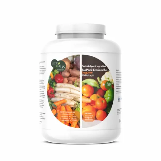 Plată securizată Pachetul pentru gradina BioPack EcoSemPlus-Legume, 10 litri de apa