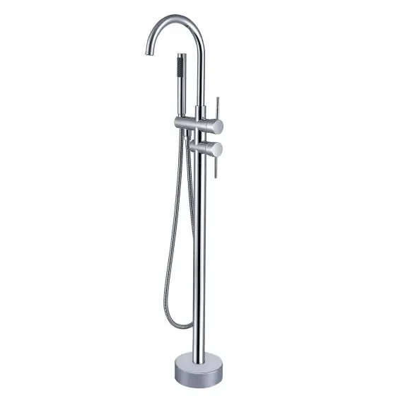 Baterie freestanding Axys Seel, monocomanda, crom Discount