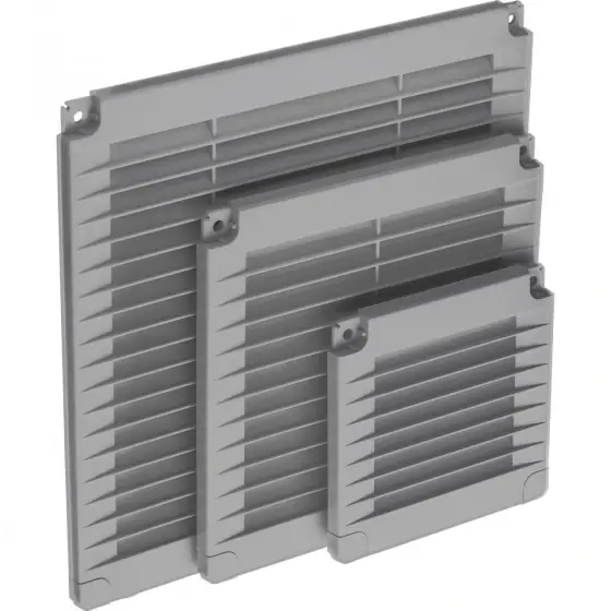 Retur gratuit Grilă aerisire simplă KARRO, 150mmx150mm, Gri