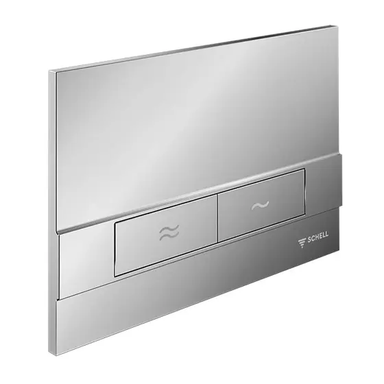 Calitate înaltă Placa Actionare Wc Montus Board Cromat Mat, Schell
